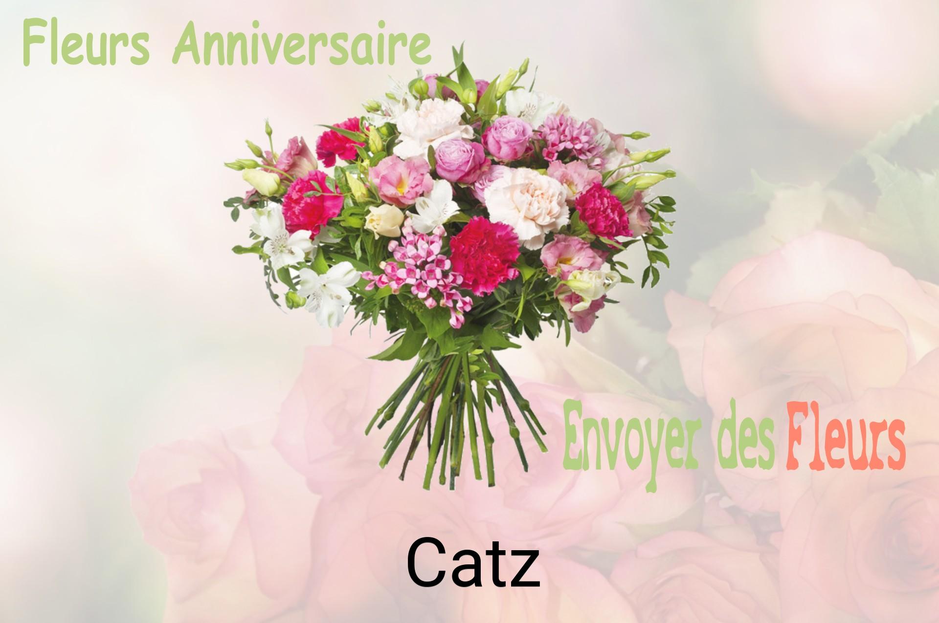 Bouquet de fleurs d’anniversaire livré à Catz